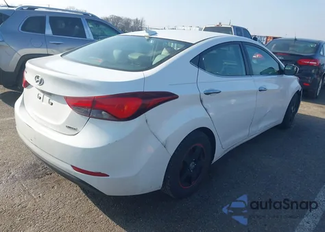 2014 Hyundai Elantra Limited из США, поврежденный, VIN 5NPDH4AE3EH486373